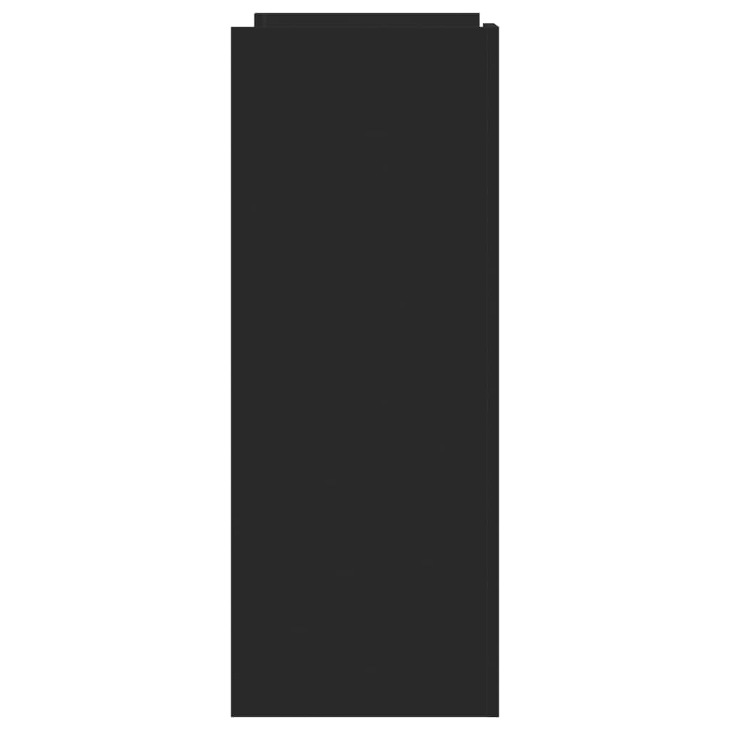 vidaXL Τραπέζι Κονσόλα Μαύρο 100 x 35 x 90 εκ. από Επεξεργ. Ξύλο