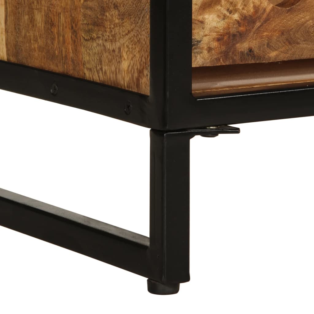 vidaXL Ραφιέρα Κρασιών για 9 Μπουκάλια 55x33x70 εκ. Μασίφ Ξύλο Μάνγκο