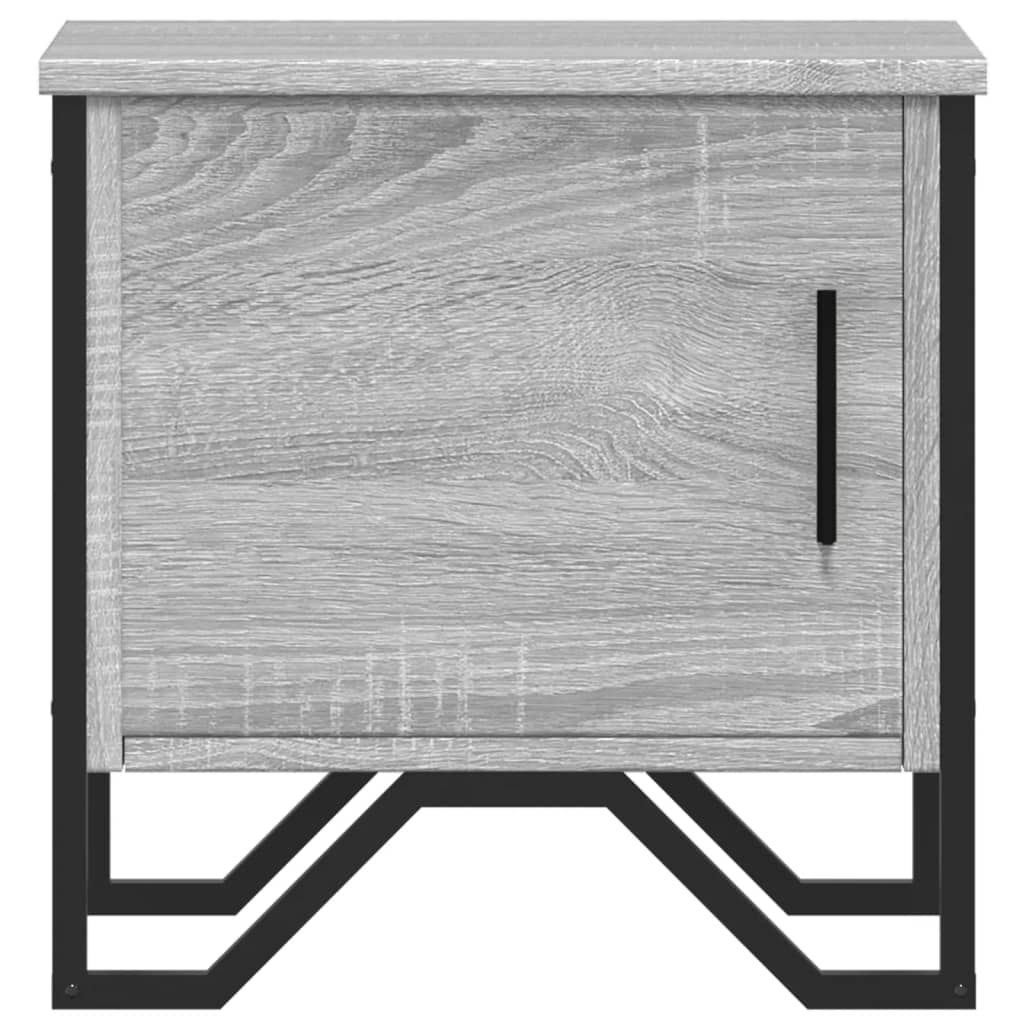 vidaXL Κομοδίνο Γκρι Sonoma 40 x 30 x 40 εκ. από Επεξεργασμένο Ξύλο
