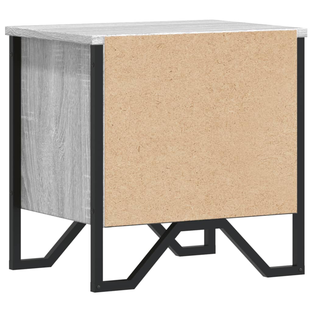 vidaXL Κομοδίνο Γκρι Sonoma 40 x 30 x 40 εκ. από Επεξεργασμένο Ξύλο