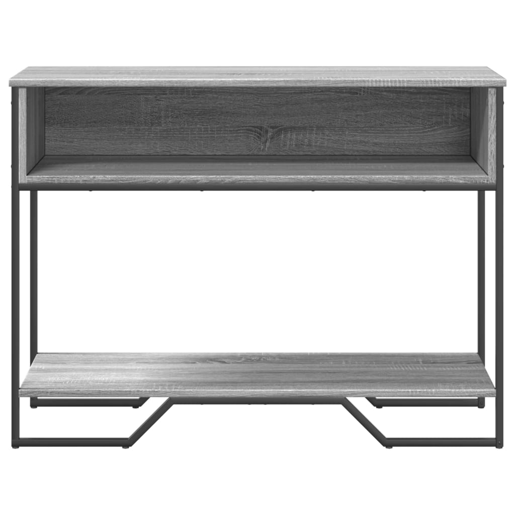 vidaXL Τραπέζι Κονσόλα Γκρι Sonoma 100x35x74,5 εκ. Επεξεργασμένο Ξύλο