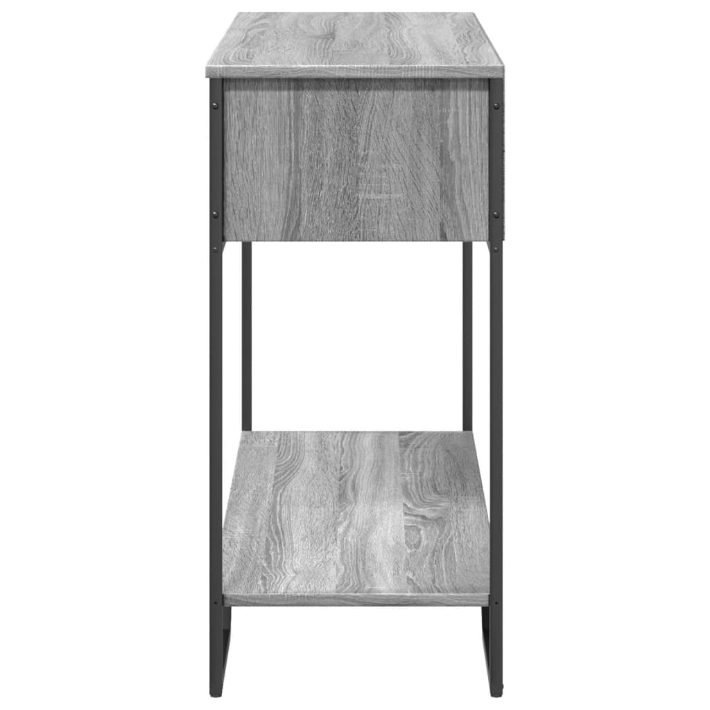 vidaXL Τραπέζι Κονσόλα Γκρι Sonoma 100x35x74,5 εκ. Επεξεργασμένο Ξύλο