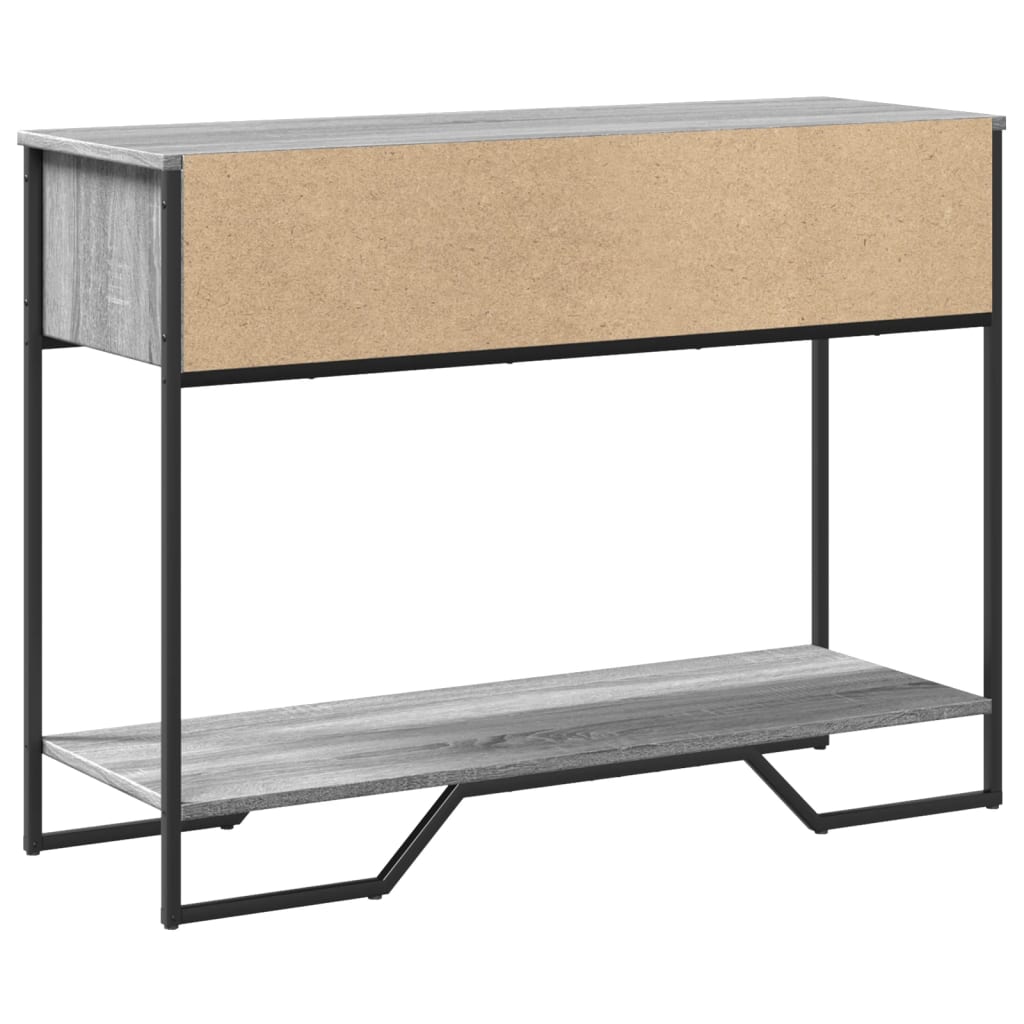 vidaXL Τραπέζι Κονσόλα Γκρι Sonoma 100x35x74,5 εκ. Επεξεργασμένο Ξύλο