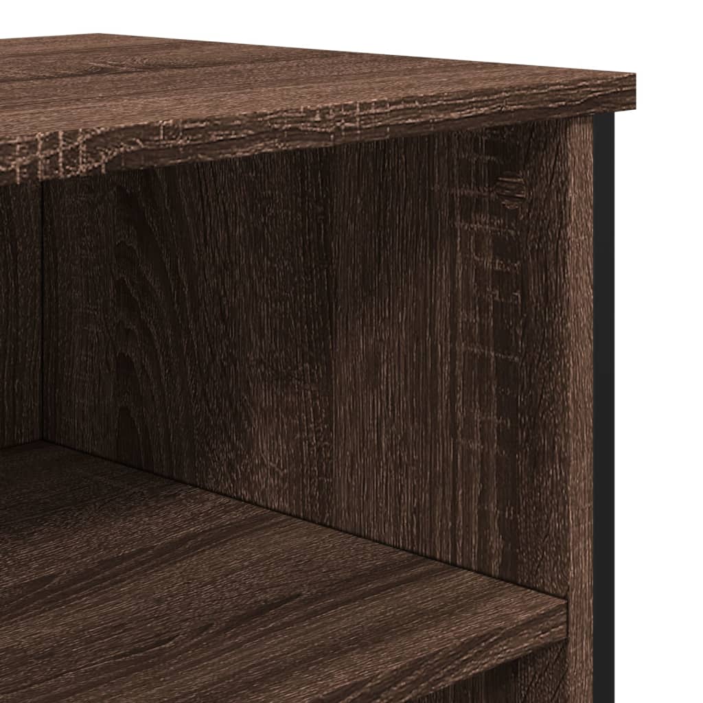 vidaXL Συρταριέρα Καφέ Δρυς 91x35,5x74,5 εκ. από Επεξεργασμένο Ξύλο