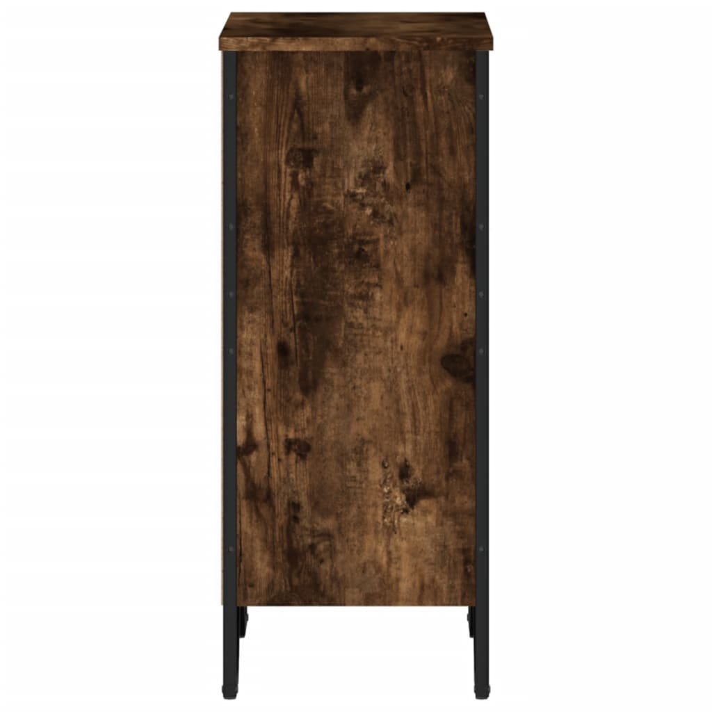 vidaXL Βιβλιοθήκη Καπνιστή Δρυς 50x31x74,5 εκ. από Επεξεργασμένο Ξύλο