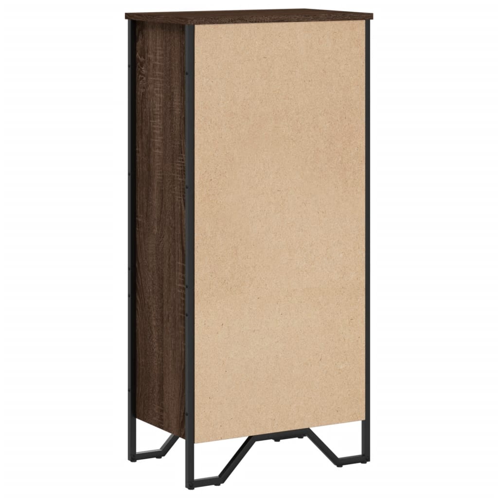 vidaXL Βιβλιοθήκη Καφέ Δρυς 50x31x106 εκ. από Επεξεργασμένο Ξύλο