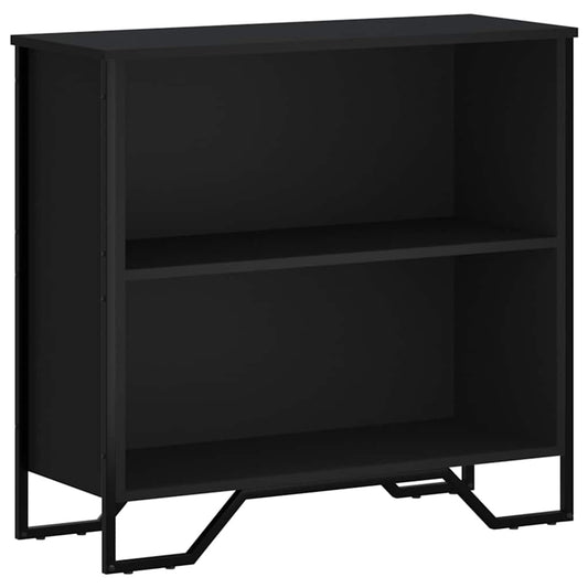 vidaXL Βιβλιοθήκη Μαύρη 80x31x74,5 εκ. από Επεξεργασμένο Ξύλο