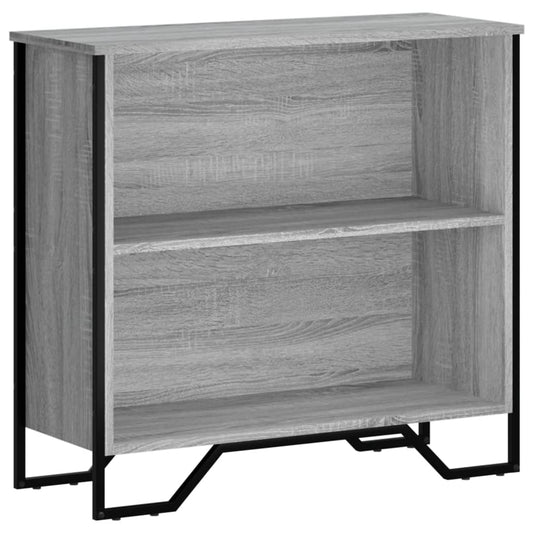 vidaXL Βιβλιοθήκη Γκρι Sonoma 80x31x74,5 εκ. από Επεξεργ. Ξύλο