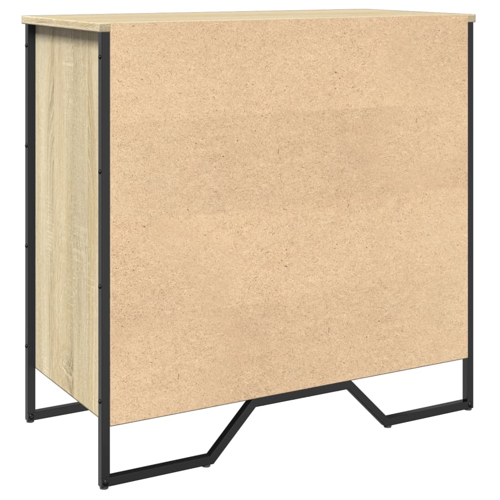 vidaXL Παπουτσοθήκη Sonoma Δρυς 80x38x78 εκ. από Επεξεργασμένο Ξύλο