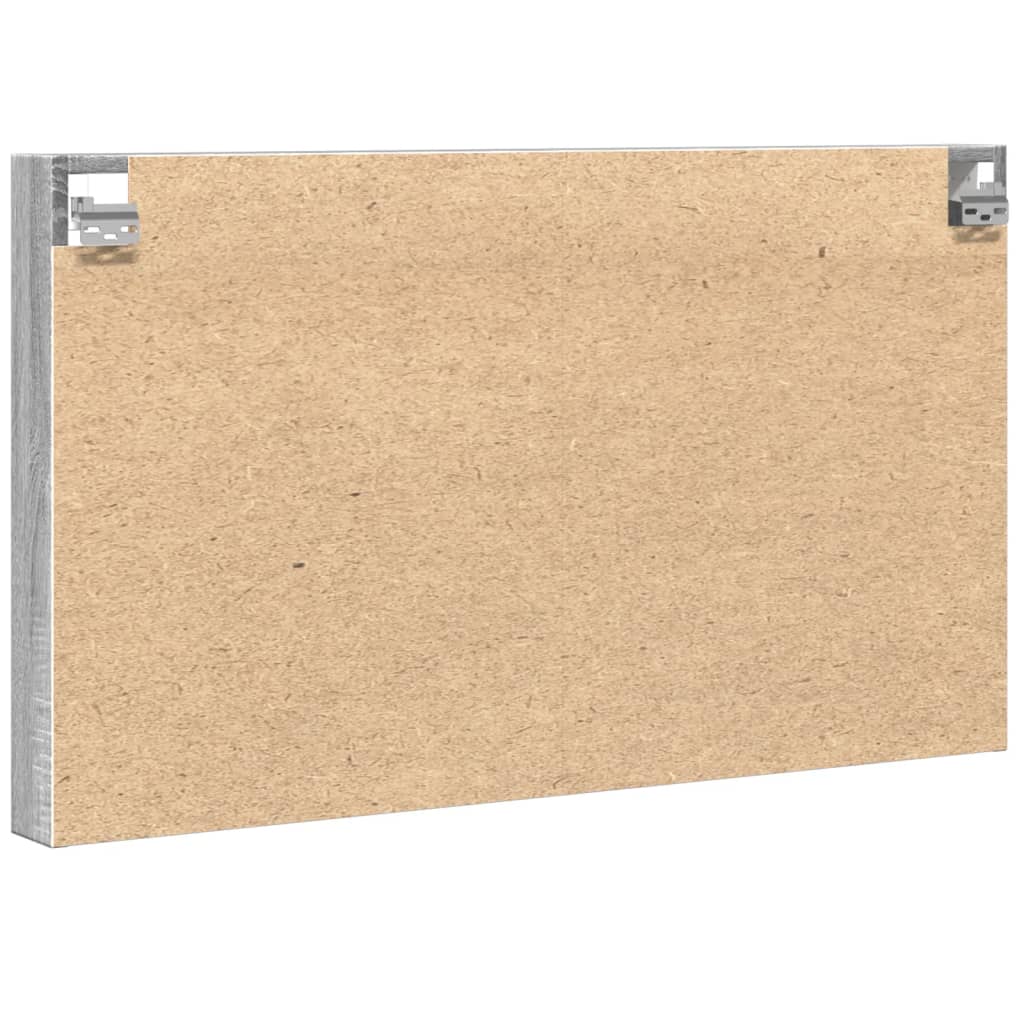 vidaXL Βιτρίνα Γκρι Sonoma 100x8,5x58 εκ. από Επεξεργασμένο Ξύλο