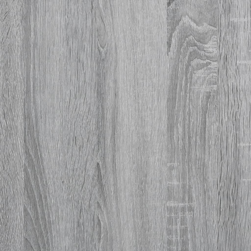 vidaXL Βιτρίνα Γκρι Sonoma 100x8,5x58 εκ. από Επεξεργασμένο Ξύλο