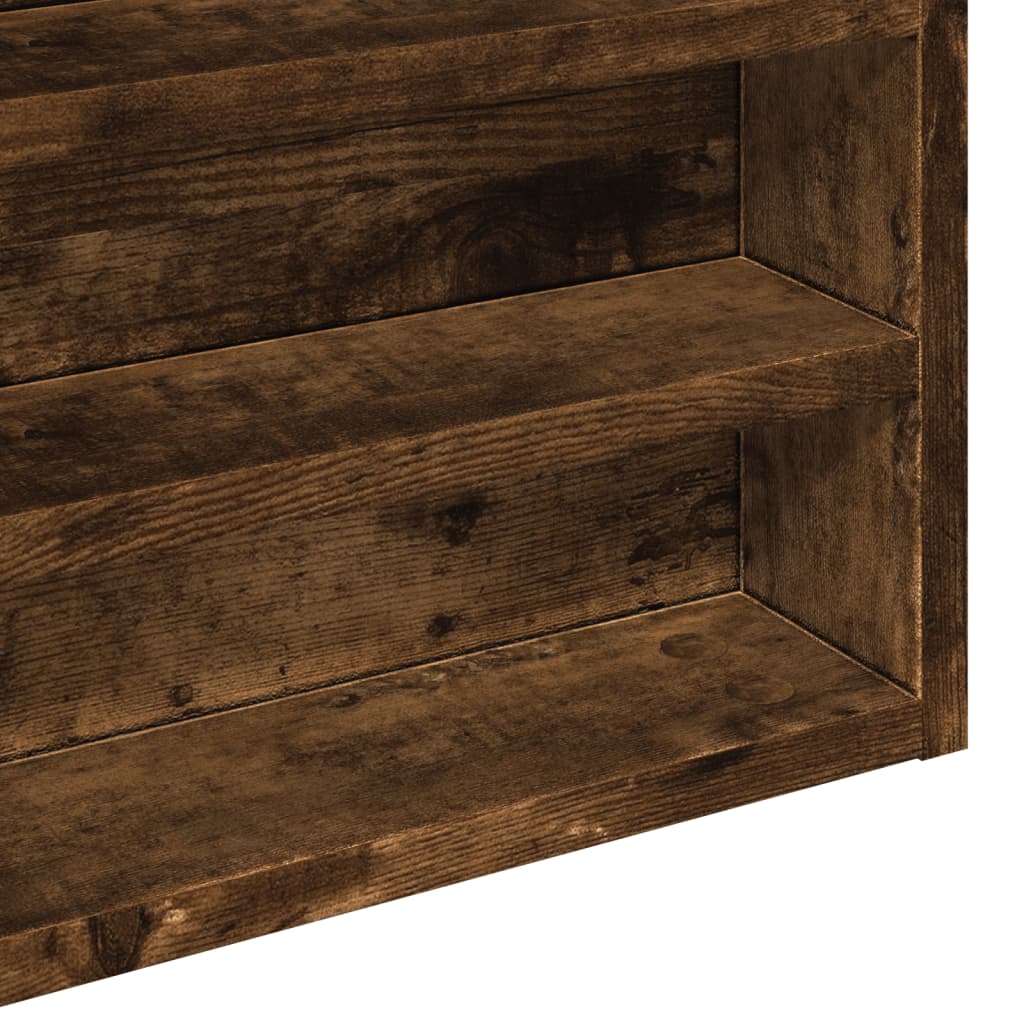 vidaXL Βιτρίνα Καπνιστή Δρυς 60x8,5x58 εκ. από Επεξεργασμένο Ξύλο
