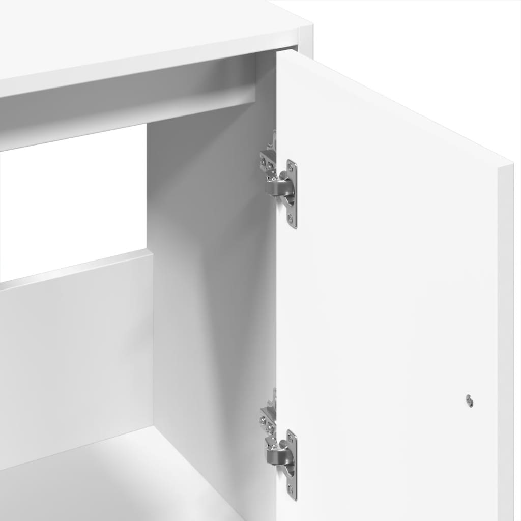 vidaXL Ντουλάπι Νιπτήρα Λευκό 63x29x55 εκ. Επεξ. Ξύλο