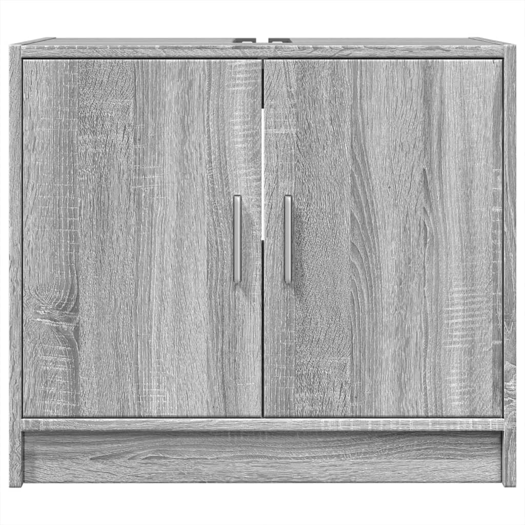 vidaXL Ντουλάπι Νιπτήρα Grey Sonoma 63x29x55 εκ. Επεξεργασμένο Ξύλο