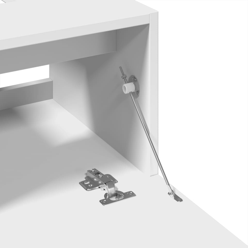 vidaXL Ντουλάπι Νιπτήρα Λευκό 40x37x59 εκ. Επεξεργασμένο Ξύλο