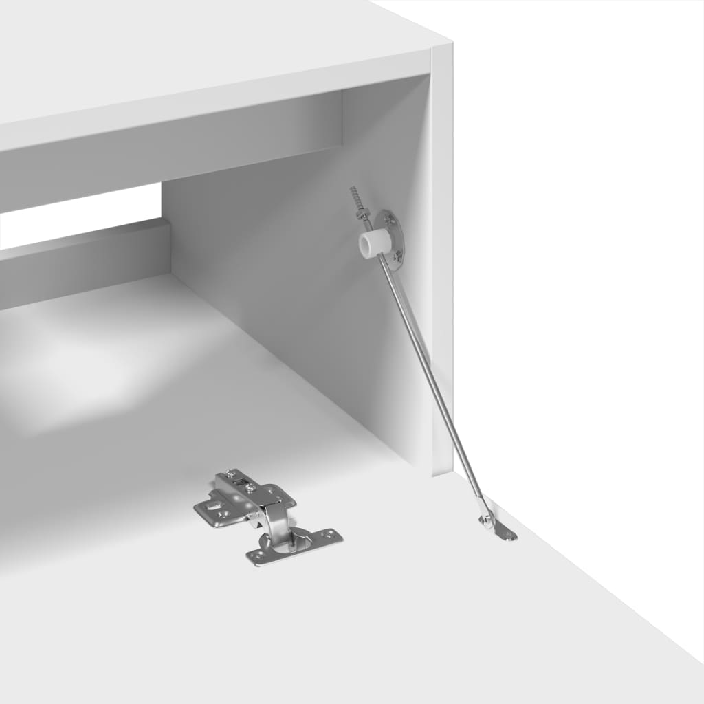 vidaXL Ντουλάπι Νιπτήρα Λευκό 59x37x59 εκ. Επεξεργασμένο Ξύλο