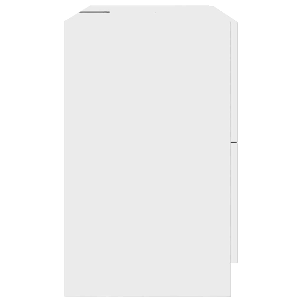 vidaXL Ντουλάπι Νιπτήρα Λευκό 59x37x59 εκ. Επεξεργασμένο Ξύλο