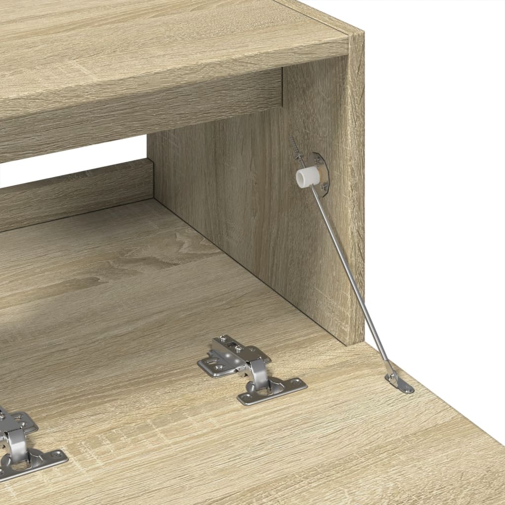 vidaXL Ντουλάπι Νιπτήρα Sonoma Δρυς 78x37x59 εκ. Επεξεργασμένο Ξύλο