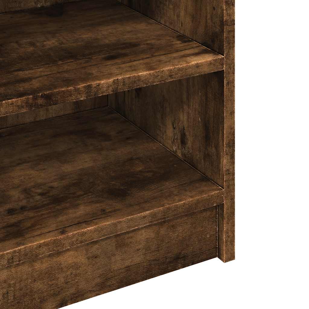 vidaXL Ντουλάπι Νιπτήρα Καπνιστή Δρυς 90x29x55 εκ. Επεξεργασμένο Ξύλο