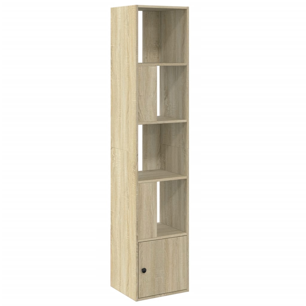 vidaXL Βιβλιοθήκη Sonoma Δρυς 40x36x189 εκ. από Επεξεργασμένο Ξύλο