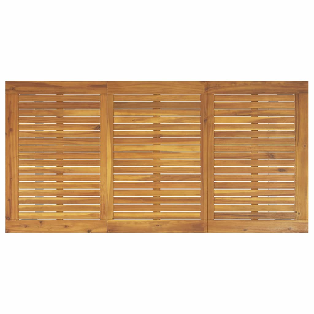 vidaXL Σετ Κήπου 5 Τεμαχίων από Στερεό Ξύλο Ακακίας και Μέταλλο