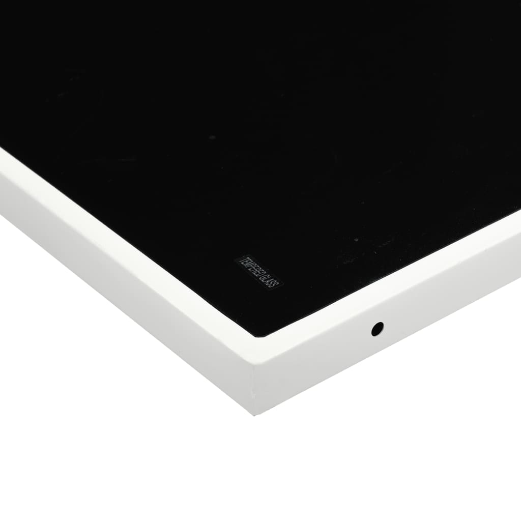 vidaXL Σετ Τραπεζαρίας Κήπου 15 τεμ. Λευκός από Textilene με Μαξιλάρια