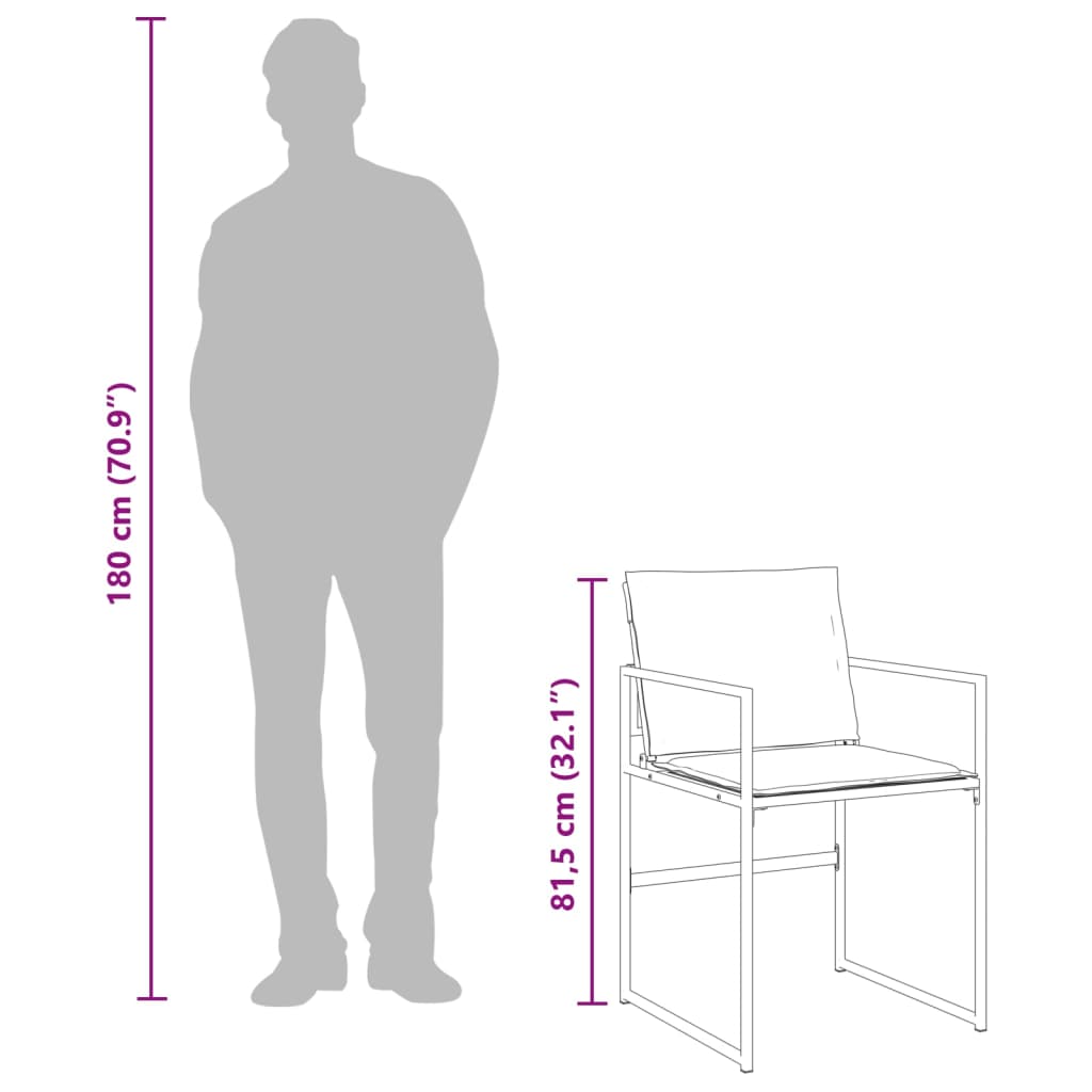 vidaXL Σετ Τραπεζαρίας Κήπου 15 τεμ. Λευκός από Textilene με Μαξιλάρια