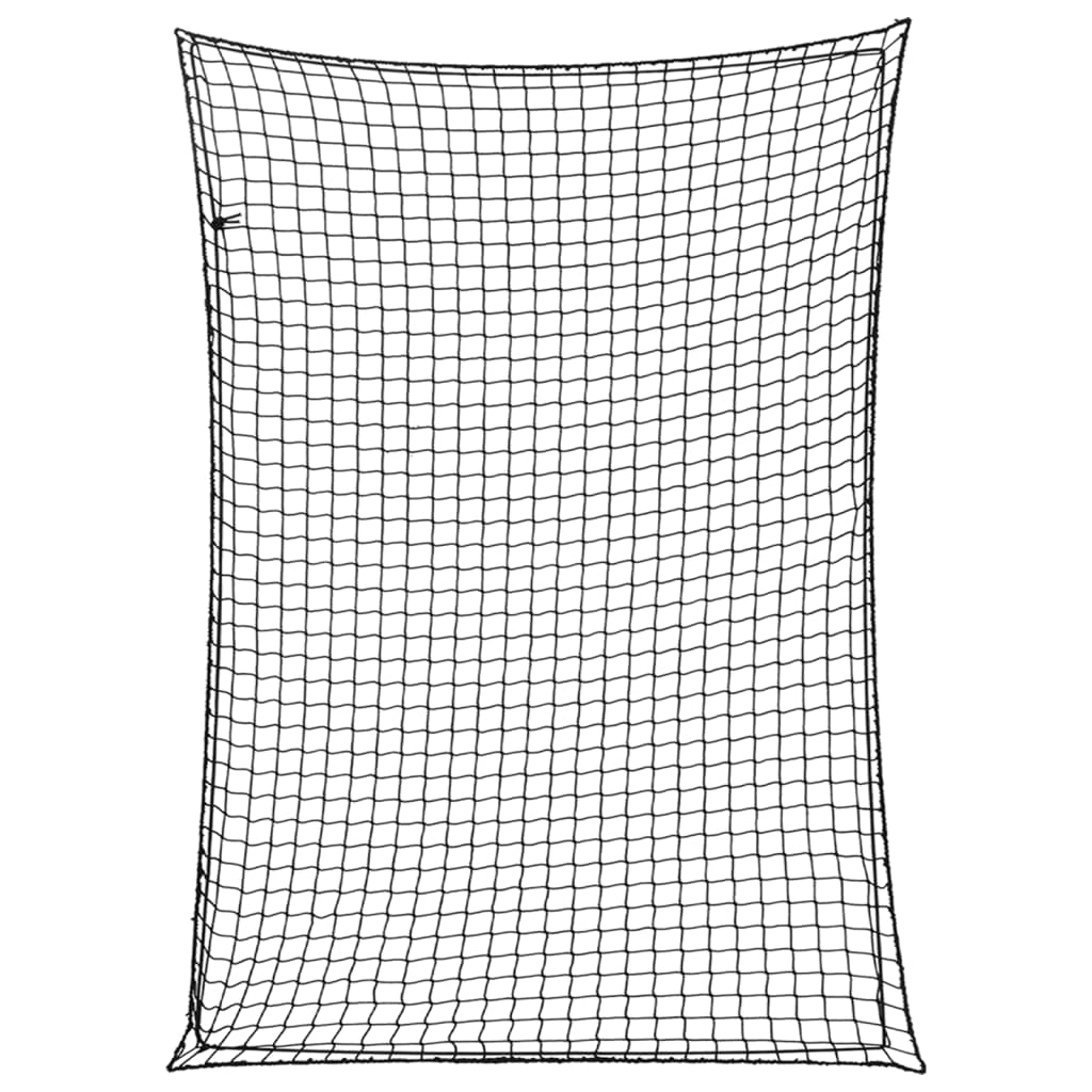 vidaXL Δίχτυ για Τρέιλερ με Ελαστικό Σχοινί Μαύρο 3,5x2,5 μ. από PP