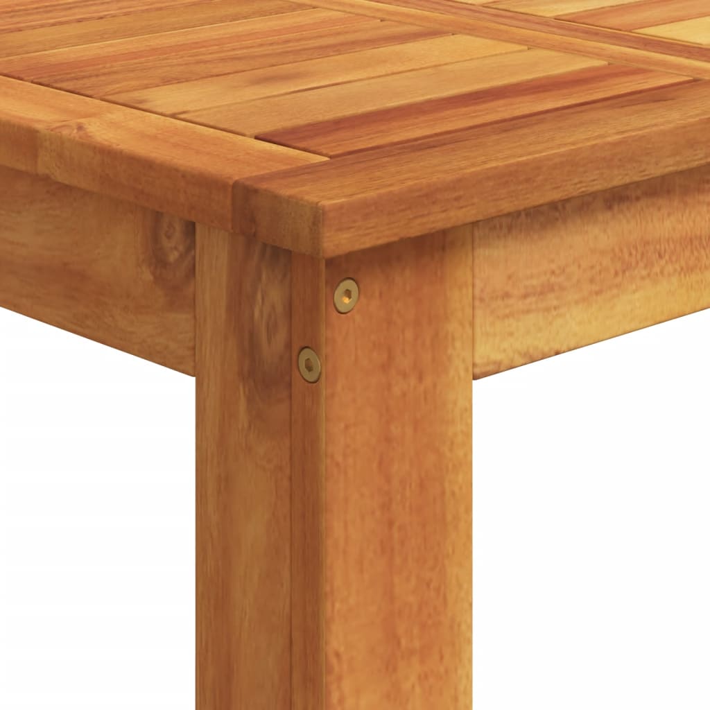 vidaXL Σετ Μπαρ Κήπου 5 Τεμ. Γκρι Μασίφ Ξύλο Ακακίας και Συνθ. Ρατάν