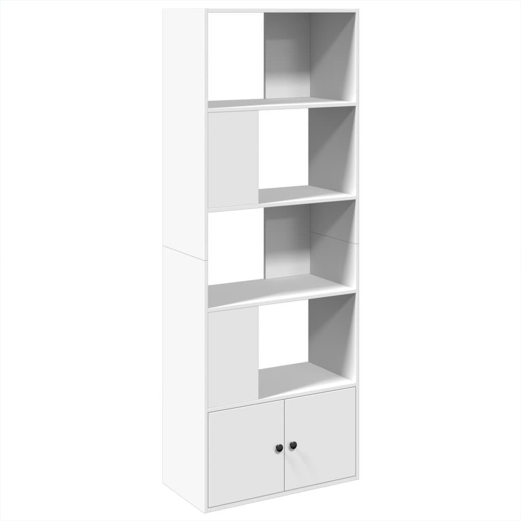 vidaXL Βιβλιοθήκη Λευκή 70x36x189 εκ. από Επεξεργασμένο Ξύλο