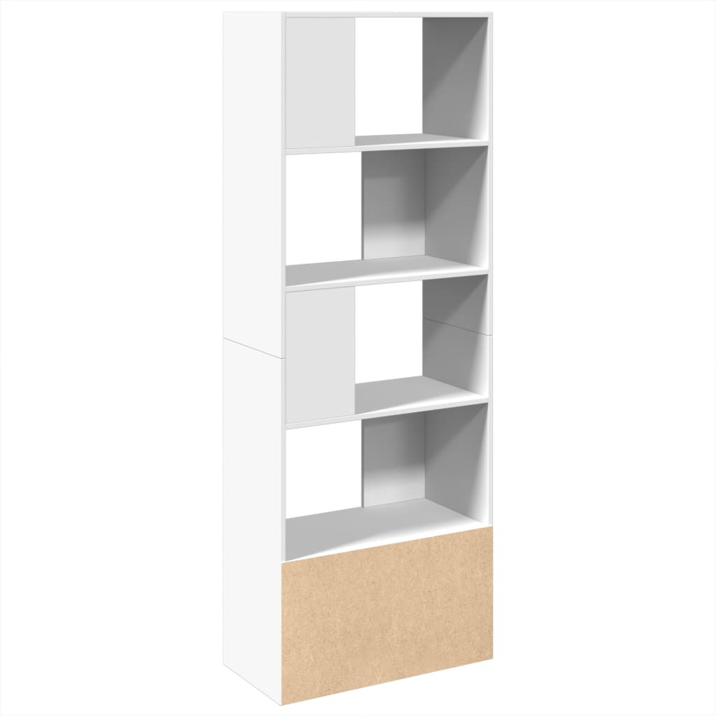 vidaXL Βιβλιοθήκη Λευκή 70x36x189 εκ. από Επεξεργασμένο Ξύλο