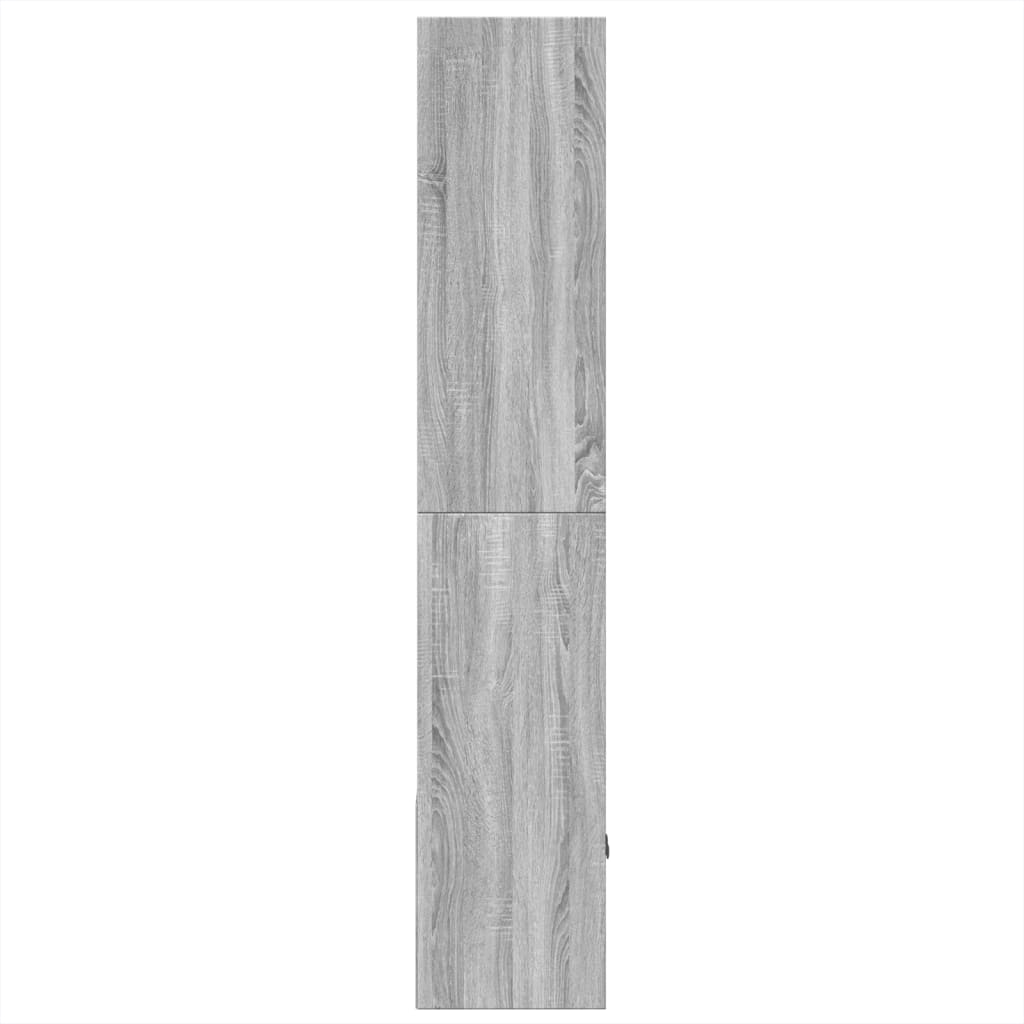 vidaXL Βιβλιοθήκη Γκρι Sonoma 70x36x189 εκ. από Επεξεργ. Ξύλο