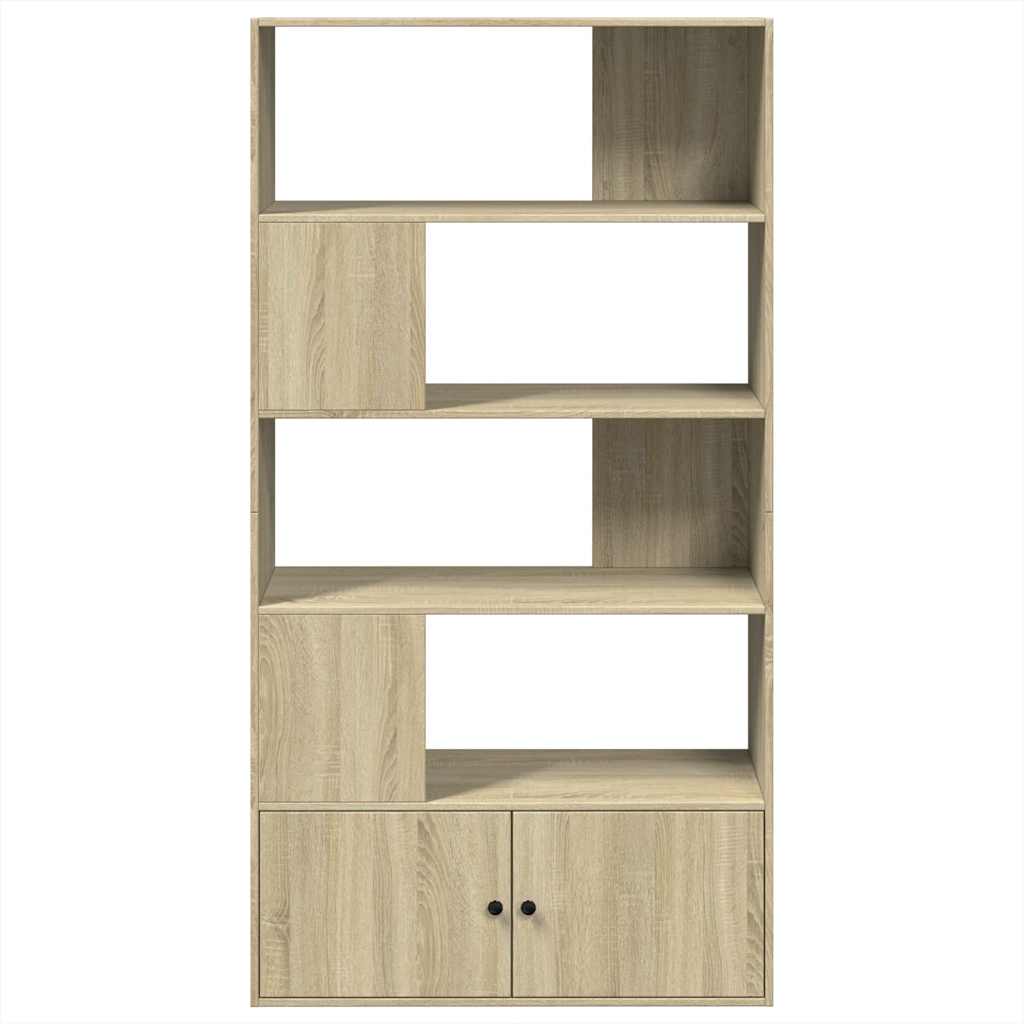 vidaXL Βιβλιοθήκη Sonoma Δρυς 100x36x189 εκ. από Επεξεργασμένο Ξύλο