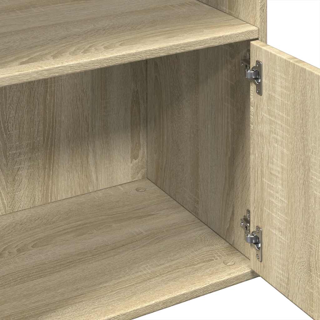 vidaXL Βιβλιοθήκη Sonoma Δρυς 100x36x189 εκ. από Επεξεργασμένο Ξύλο