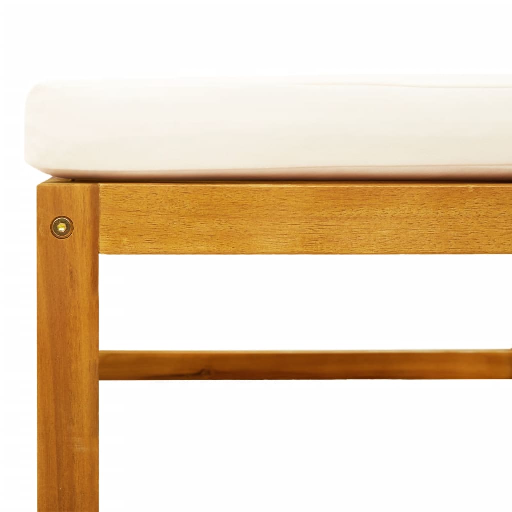 vidaXL Σετ Καναπέδων Κήπου 10 Τεμαχίων με Μαξιλάρια από Ξύλο Ακακίας & Σχοινί