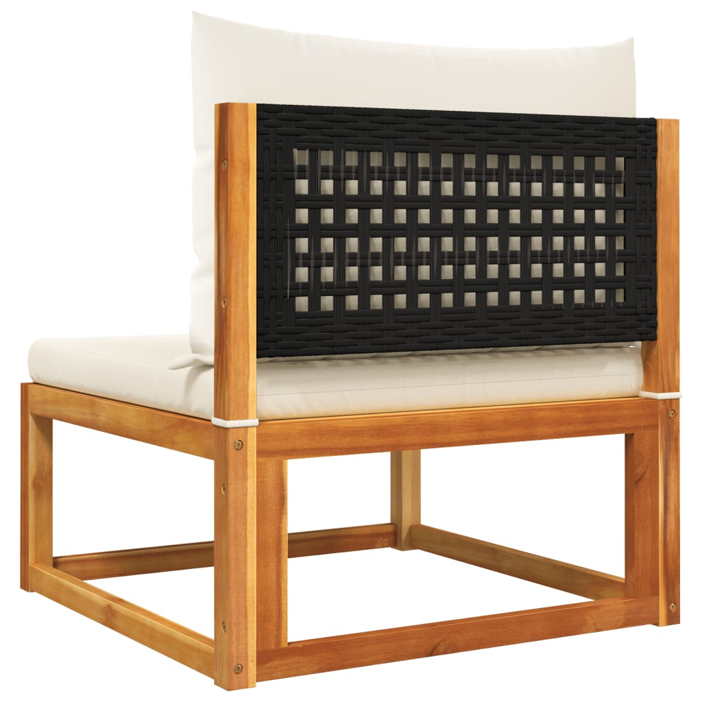 vidaXL Σετ Καναπέδων Κήπου 10 Τεμαχίων με Μαξιλάρια από Ξύλο Ακακίας και Ρατάν