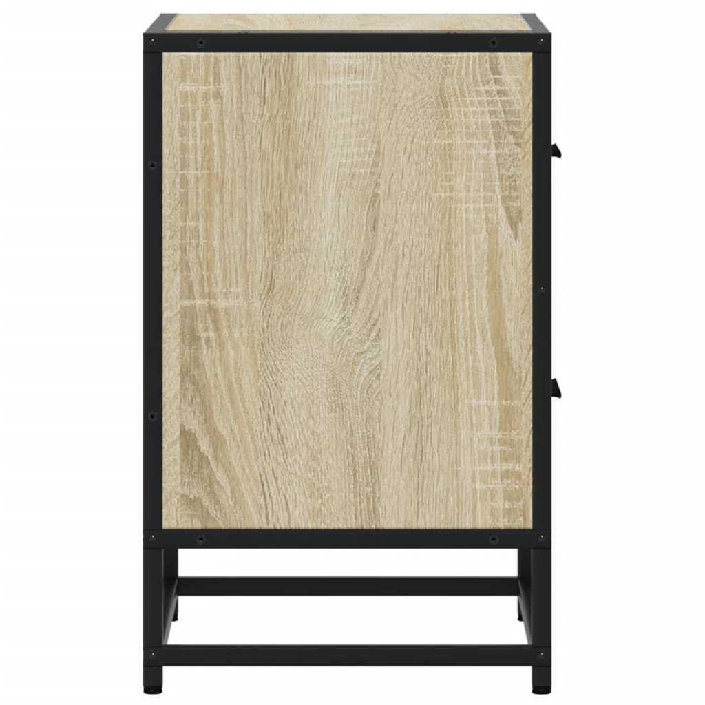 vidaXL Κομοδίνα 2 τεμ. Sonoma Δρυς 40x31x50 εκ. από Επεξεργασμένο Ξύλο