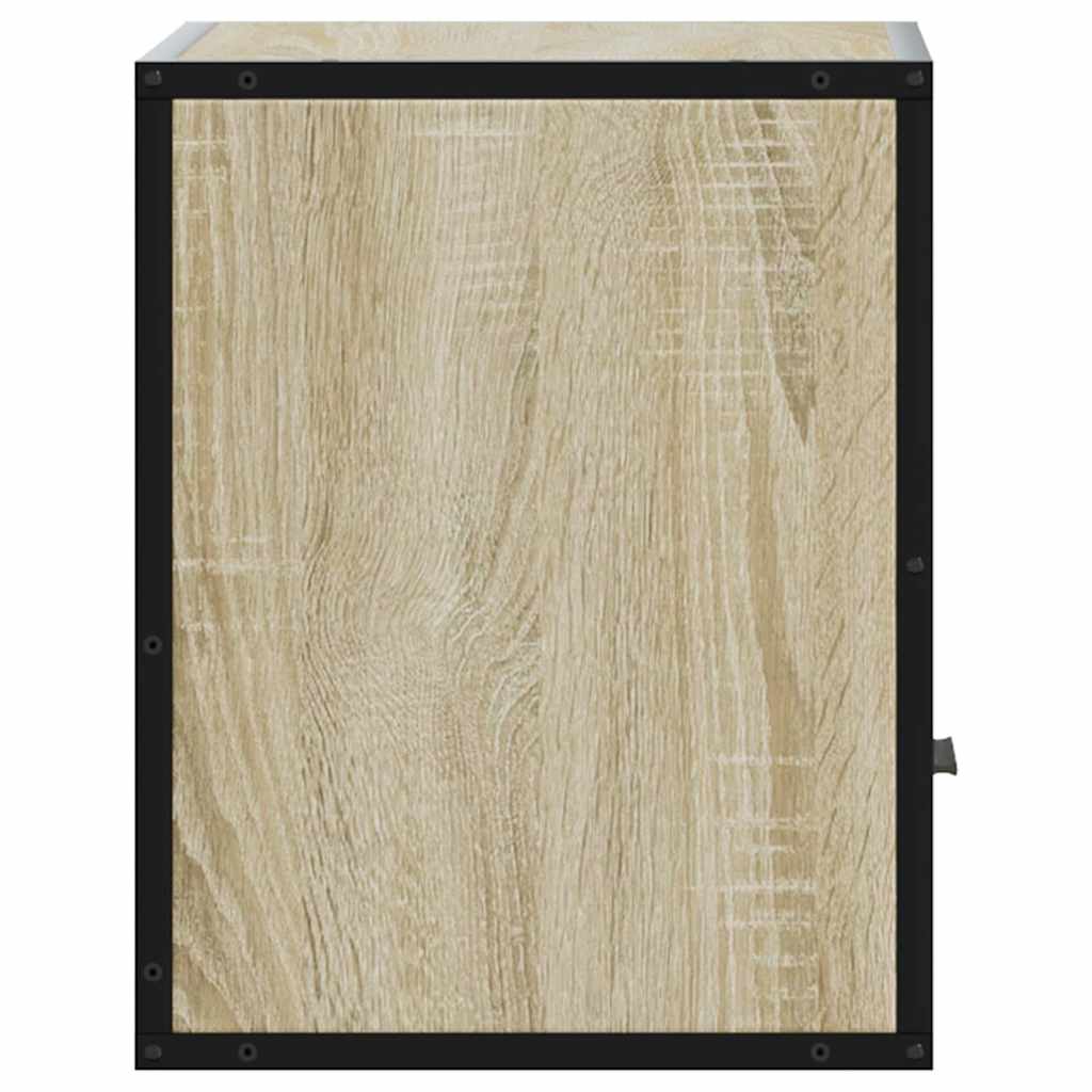 vidaXL Επίτοιχα κομοδίνα 2 τεμάχια Sonoma Oak 40x31x39,5 cm