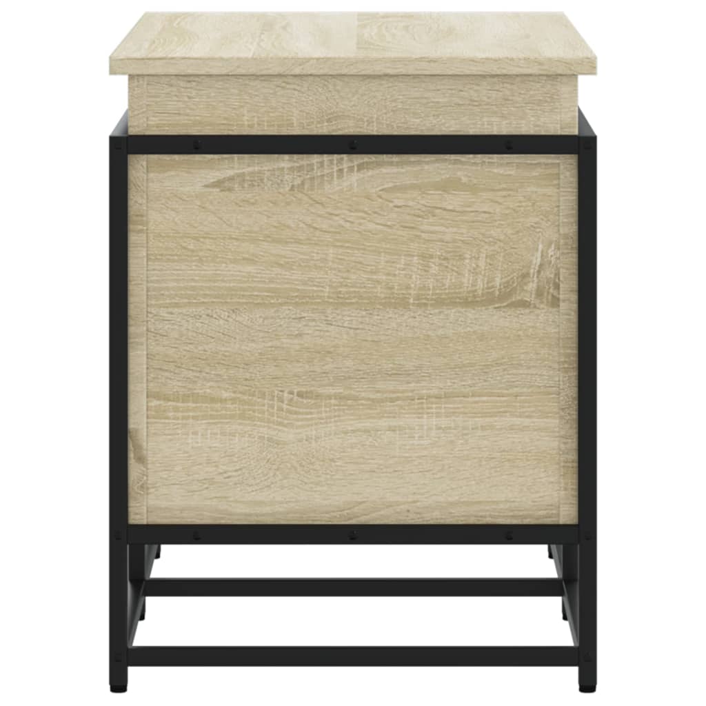 vidaXL Κουτί Αποθήκευσης με Sonoma Δρυς 80x40x51,5 εκ. Επεξ. Ξύλο