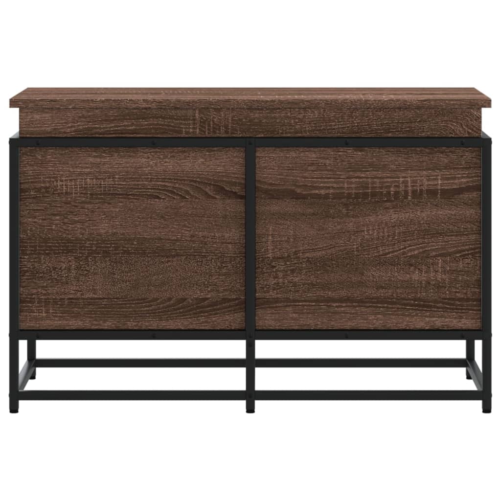 vidaXL Κουτί Αποθήκευσης με Καφέ Δρυς 80x40x51,5 εκ. Επεξ. Ξύλο