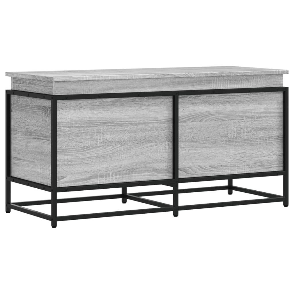 vidaXL Κουτί Αποθήκευσης με Γκρι Sonoma 100x40x51,5 εκ. Επεξ. Ξύλο