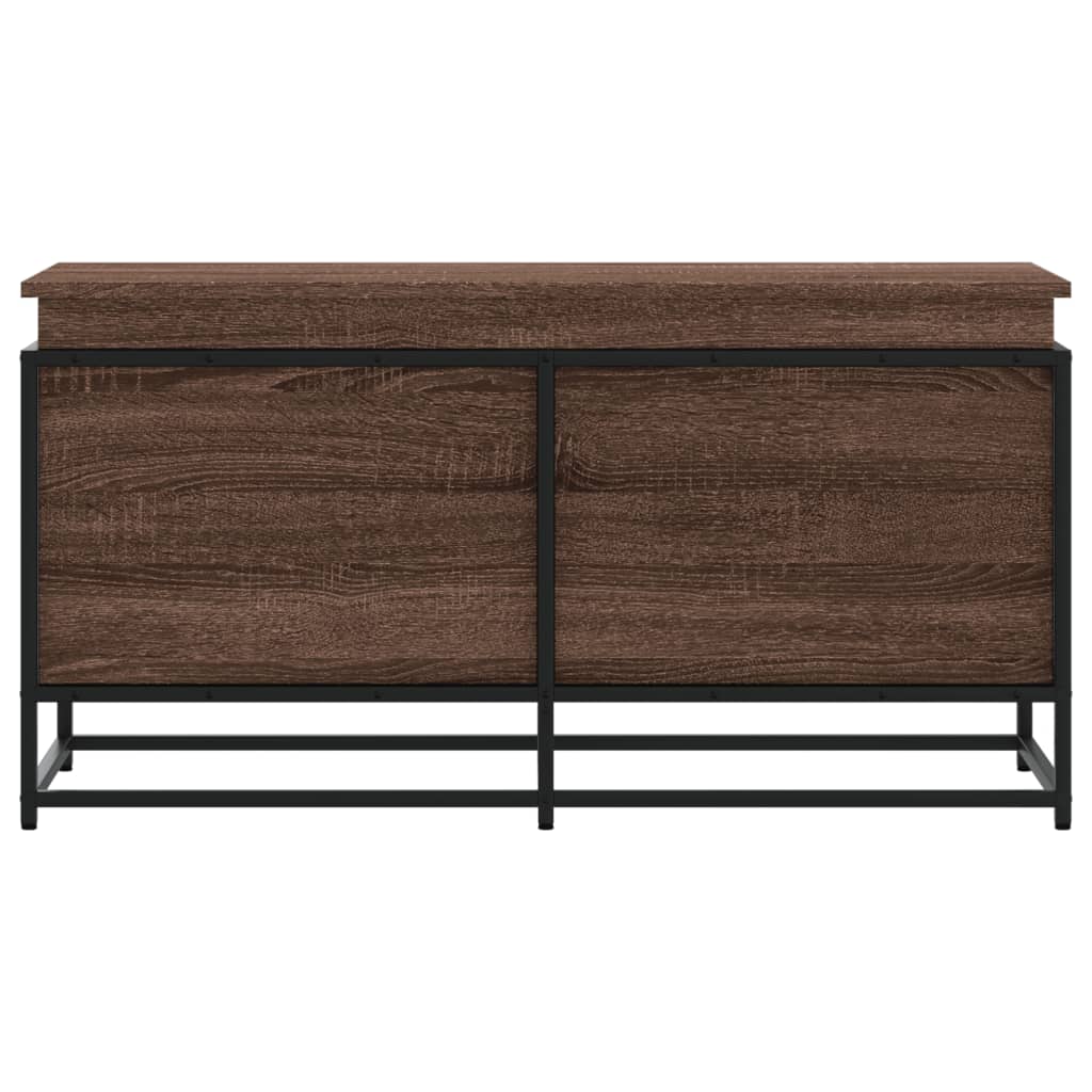 vidaXL Κουτί Αποθήκευσης με Καφέ Δρυς 100x40x51,5 εκ. Επεξ. Ξύλο