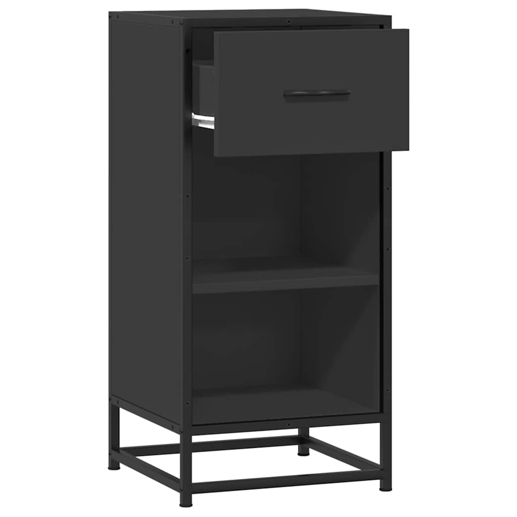 vidaXL Ραφιέρα Καφέ Δρυς 35,5x35x76 εκ. Επεξ. Ξύλο + Μέταλλο