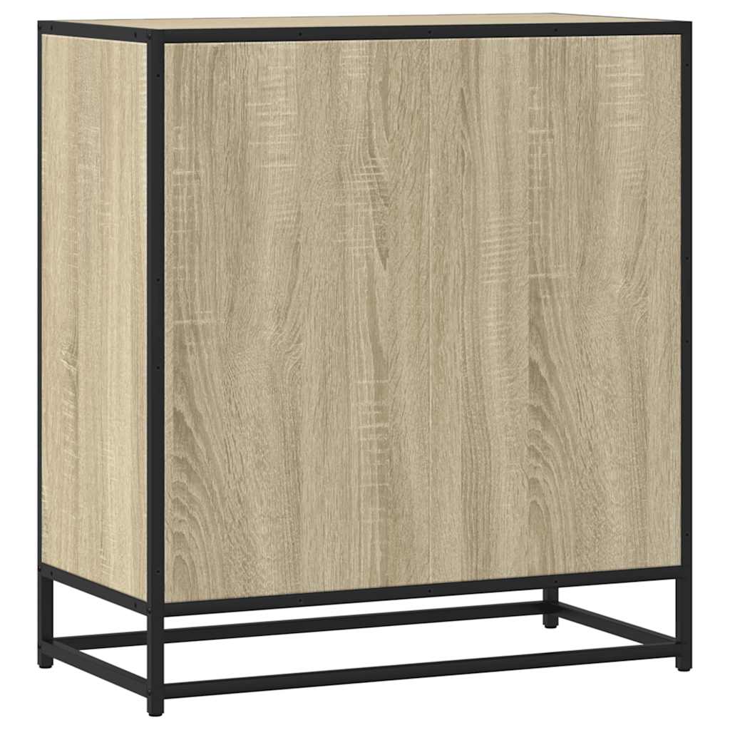 vidaXL Sideboard Sonoma Oak 68x35x76cm Κατασκευασμένο ξύλο και μέταλλο