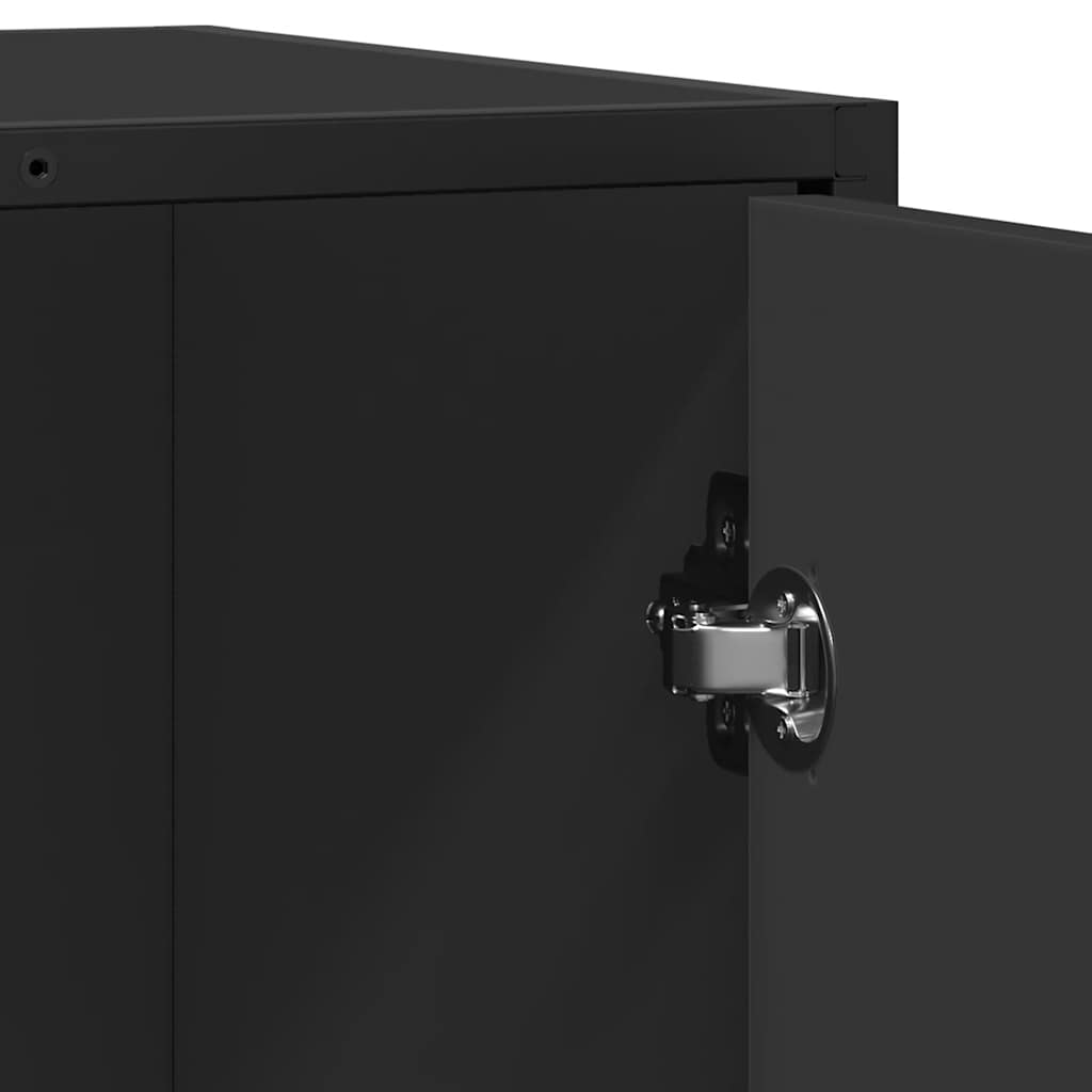 vidaXL Μπουφές Μαύρος 62x35x76 εκ. από Επεξεργασμένο Ξύλο