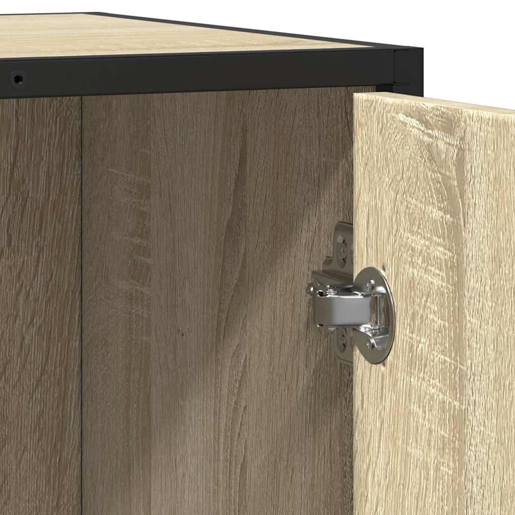 vidaXL Sideboard Sonoma Oak 62x35x76 cm Κατασκευασμένο ξύλο