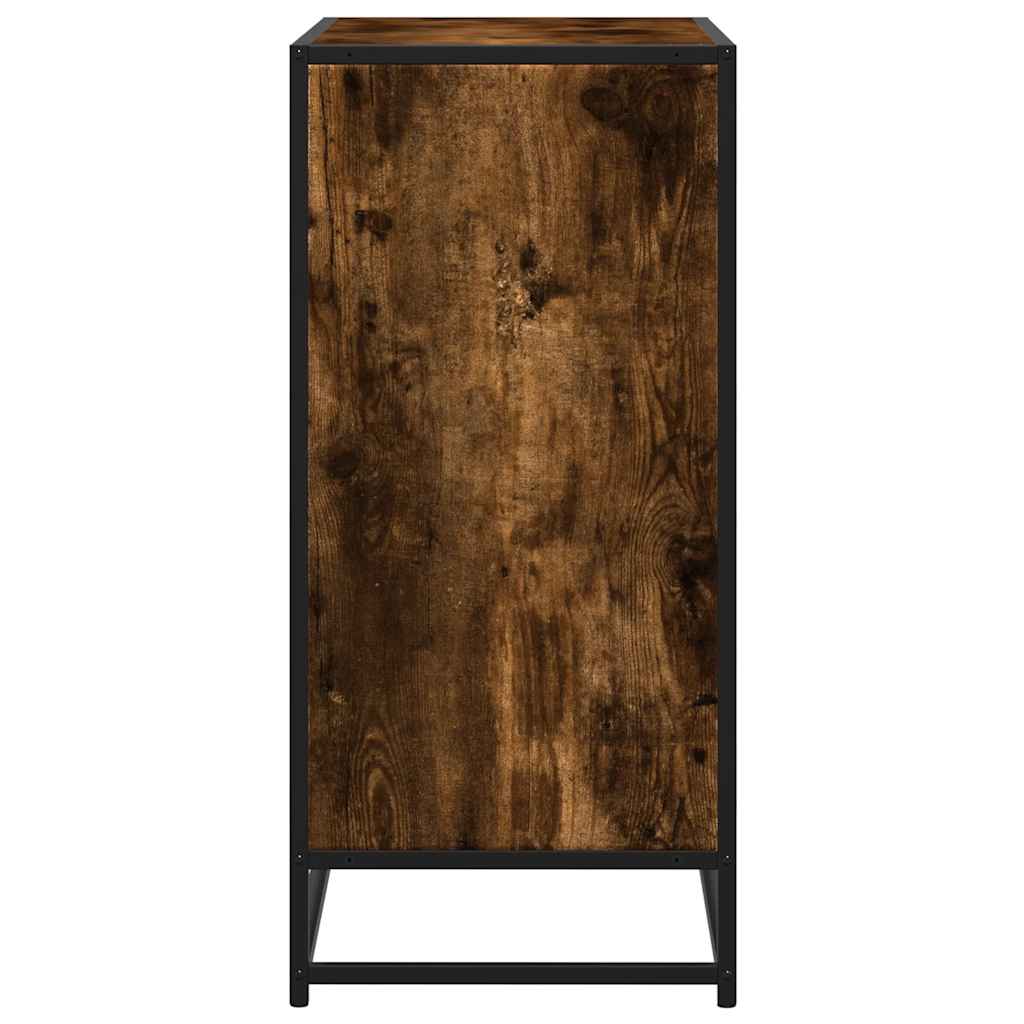 vidaXL Sideboard Καπνιστή δρυς 62x35x76 cm Κατασκευασμένο ξύλο