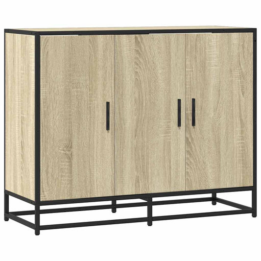 vidaXL Sideboard Sonoma Oak 94x35x76 cm Κατασκευασμένο ξύλο
