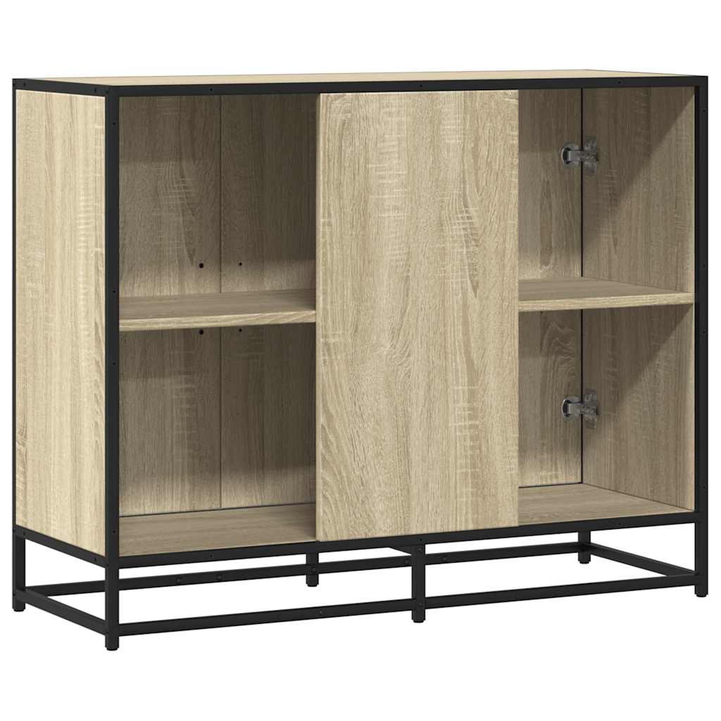 vidaXL Sideboard Sonoma Oak 94x35x76 cm Κατασκευασμένο ξύλο