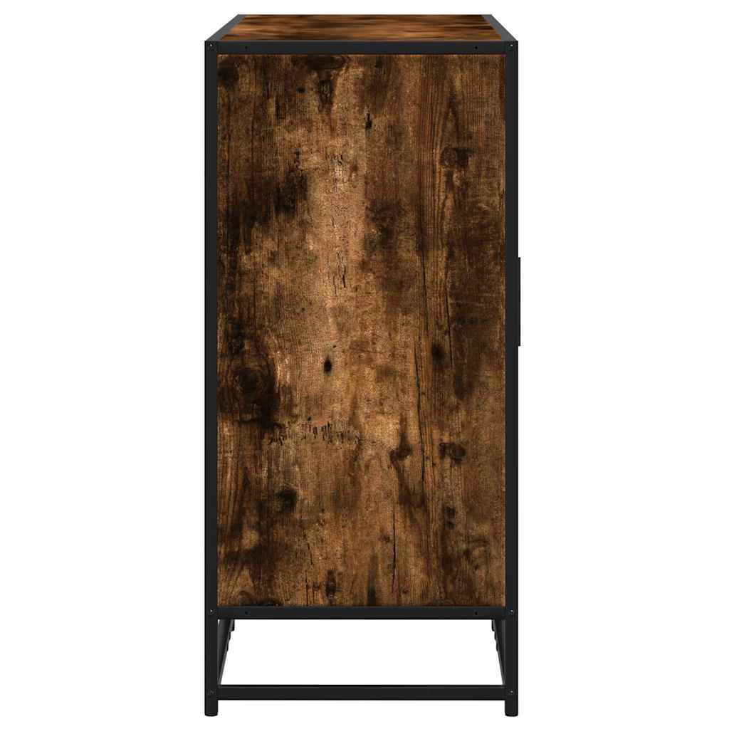 vidaXL Sideboard Καπνιστή δρυς 94x35x76 cm Κατασκευασμένο ξύλο